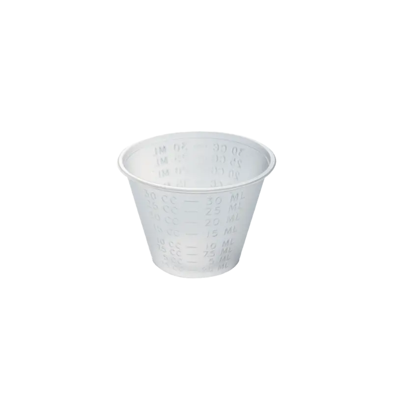 1-Ounce Graduated Plastic Measuring Cup For Precise Additives 1