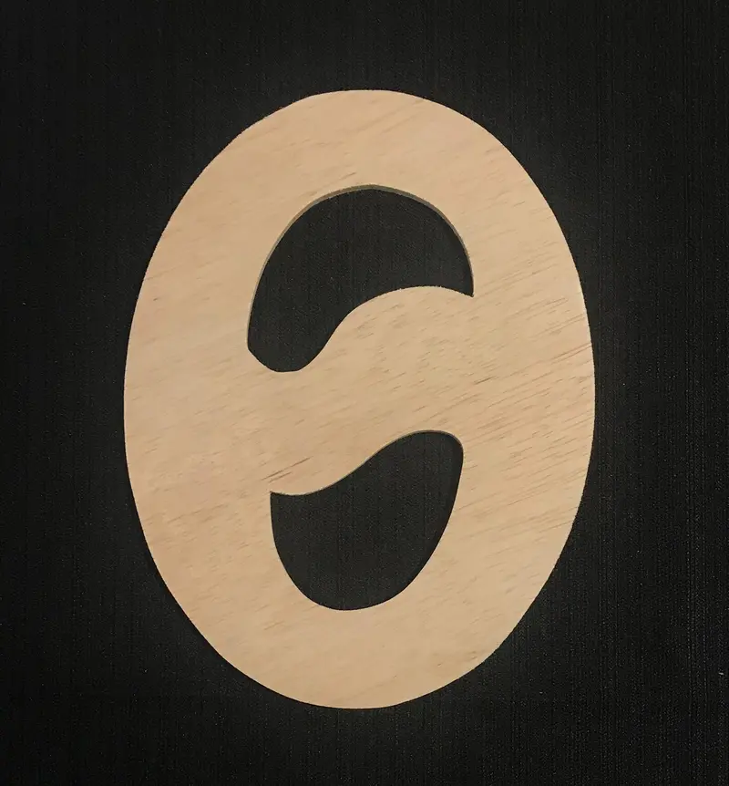 10-Inch Theta Letter Wall Decor – Distinctive Greek Letter Art 1