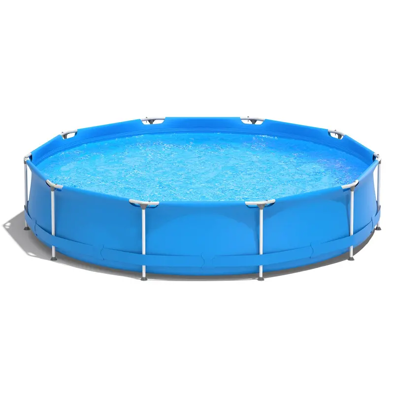 12 X 12-Foot Above-Ground Steel Frame Swimming Pool – 30-Inch Depth 1