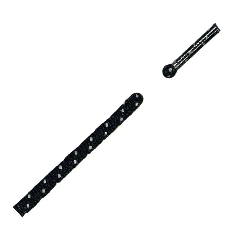 120Cm Elasticated Magic Laces (4Mm) – Black Fleck 1