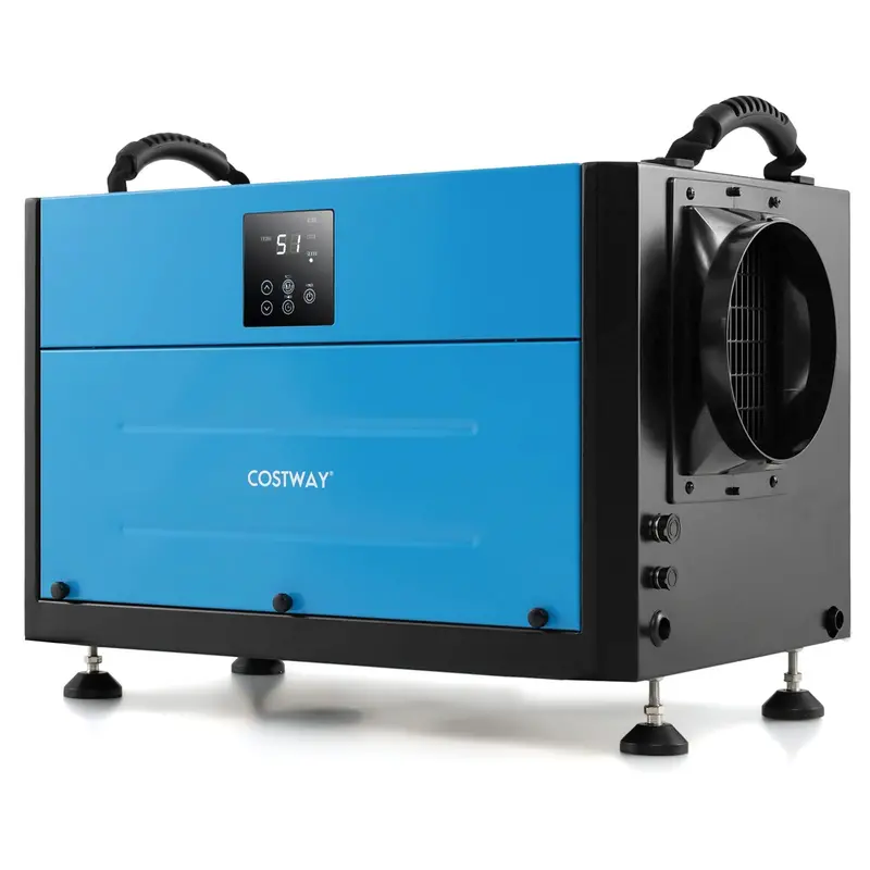 124-Ppd Crawl Space Dehumidifier – 1,300 Sq. Ft Coverage With 9.8-Foot Drain Hose & Wired Remote Panel 1