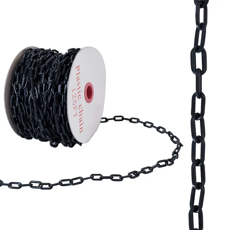 125-Foot Plastic Safety Chain Barrier For Crowd Or Site Control 1