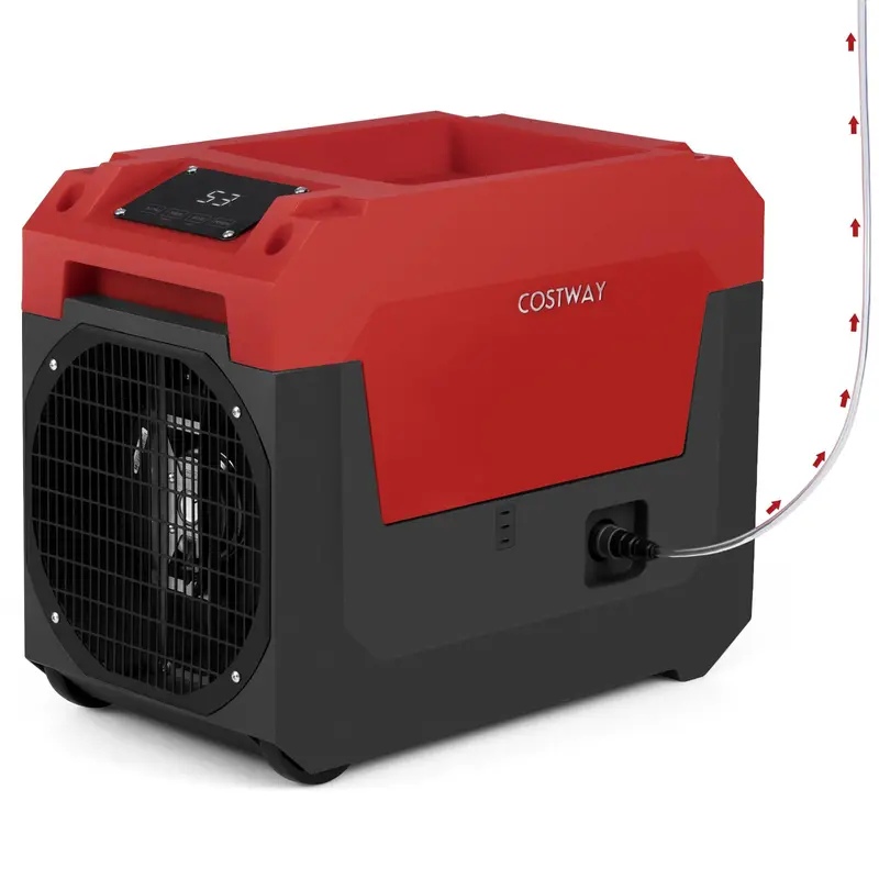 140-Pint Portable Commercial Dehumidifier – Pump-Enabled Industrial Unit For Basements 1