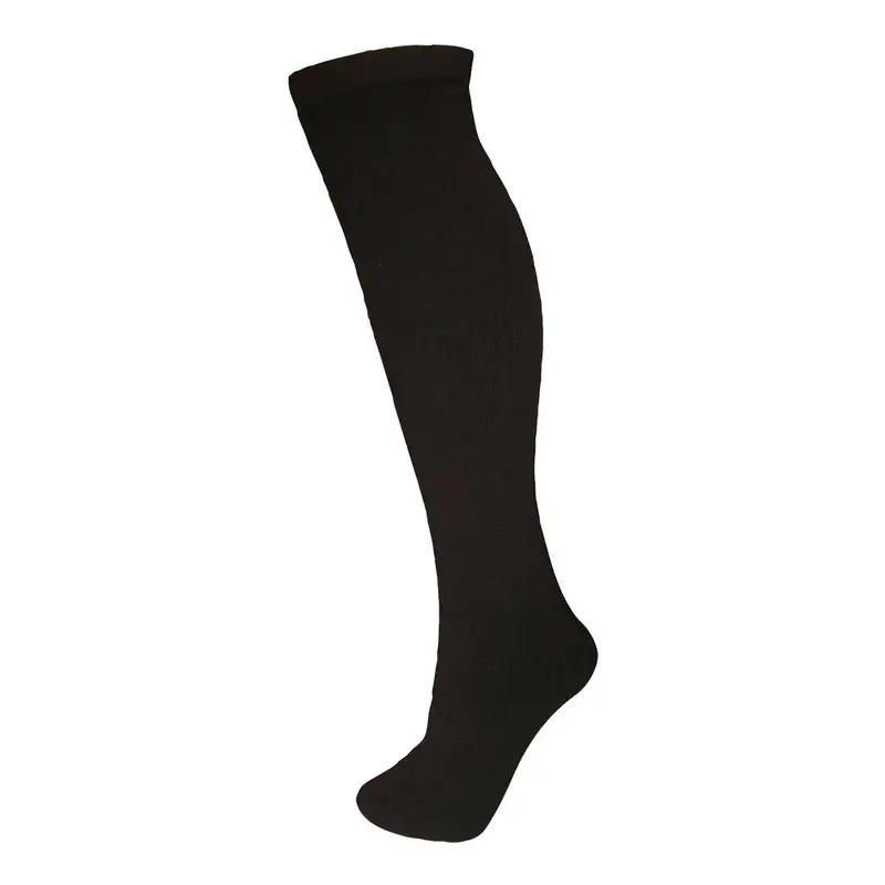 24-Inch Tube-Style Ski Sock In Sleek Black 1