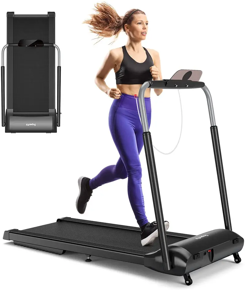 3.0Hp Foldable Treadmill – Compact Home Running Machine With Lcd Display 1