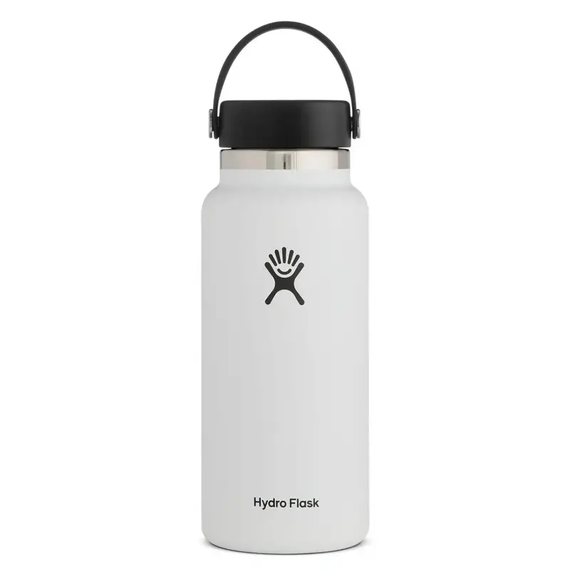 32 Oz (946 Ml) Wide-Mouth Insulated Bottle – Matte White 1