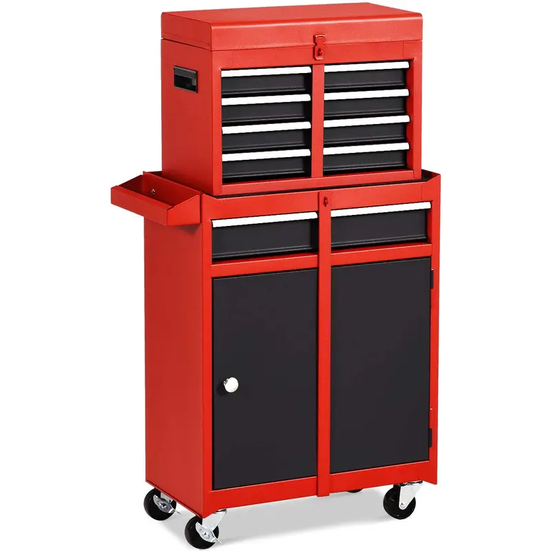 5-Drawer Rolling Tool Storage Chest – Compact Mobile Cabinet For Hand Tools And Hardware Organization 1