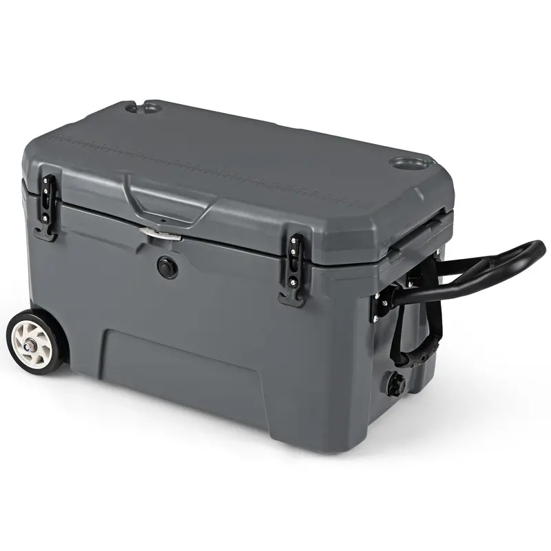 52-Quart Rolling Cooler – Heavy-Duty Insulated Chest With 6-Day Ice Retention & Wheels 1