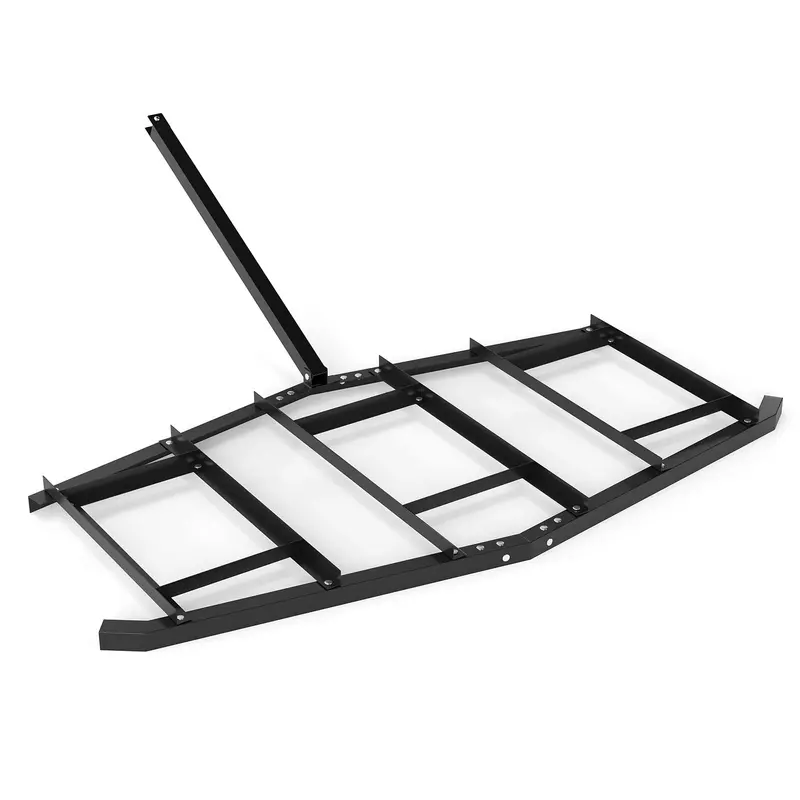 84" Tow-Behind Landscape Rake – Heavy-Duty Driveway Leveling Tool With Reinforced Bars 1