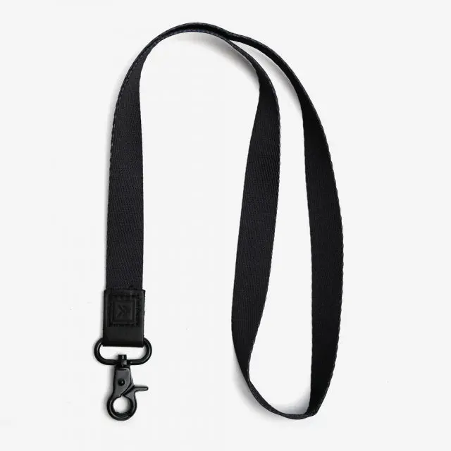 Adjustable Black Neck Lanyard For Ids And Badges 1