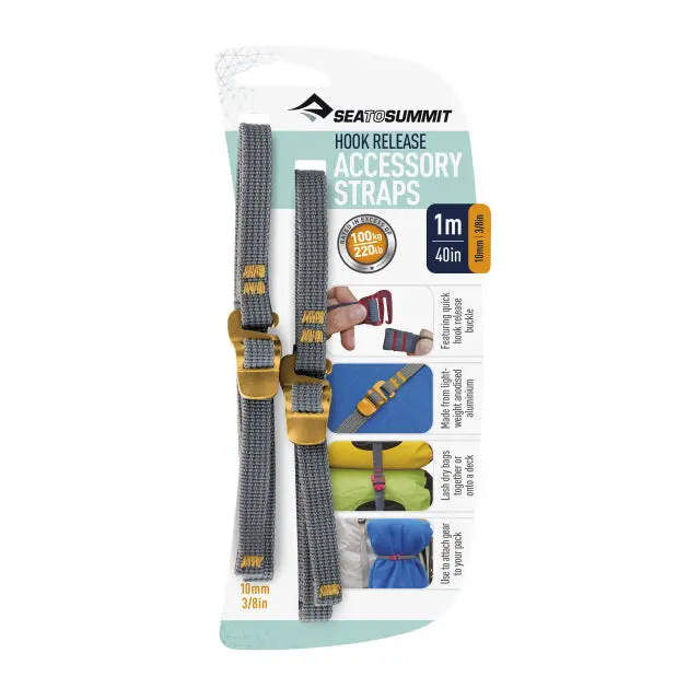 Adjustable Hook-Release Webbing Straps – 10Mm Width Pair 1
