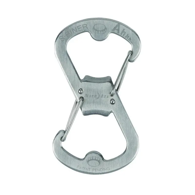 Ahhh S-Biner Stainless Steel Dual-Gate Carabiner 1