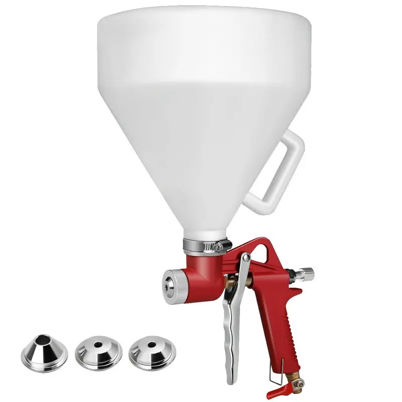 Air-Powered Drywall Texture Sprayer – 1.45-Gallon Capacity With Interchangeable Nozzles (4.0Mm/6.0Mm) 1