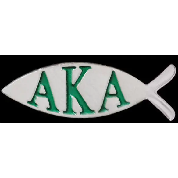 Aka Fish Lapel Pin – Stylish Greek Organization Accessory 1