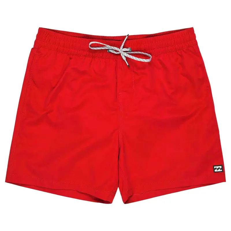 All Day Layback Swim Shorts – 16" Inseam, Red Hot 1