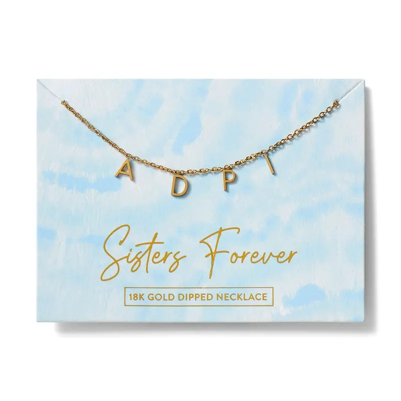 Alpha Delta Pi Personalized Name Necklace 1