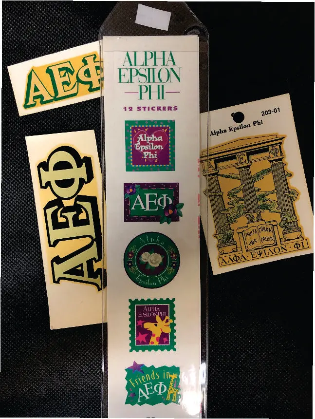Alpha Epsilon Phi Assorted Decals – Retired Collection 1