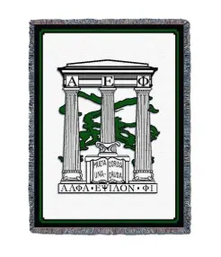 Alpha Epsilon Phi Decorative Afghan Or Wall Tapestry 1