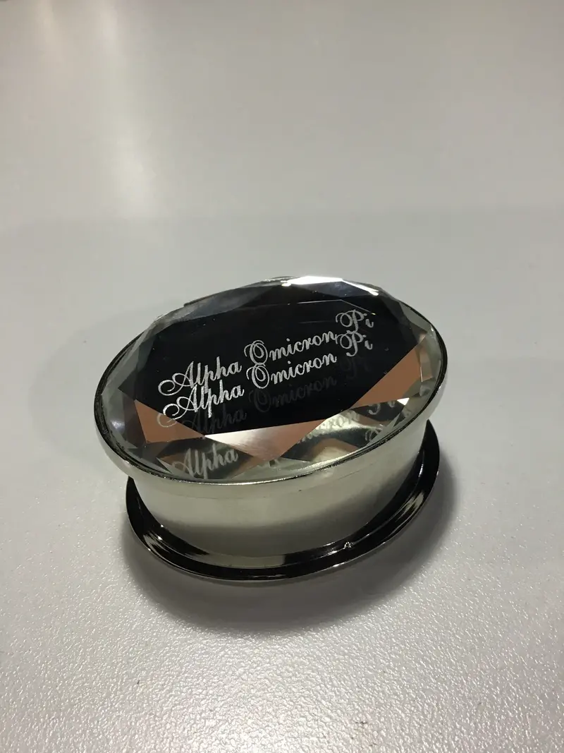 Alpha Omicron Pi Jewelry Storage Box – Discounted Clearance Item 1