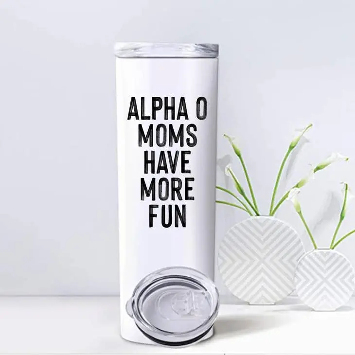 Alpha Omicron Pi Mom Insulated Tumbler 1