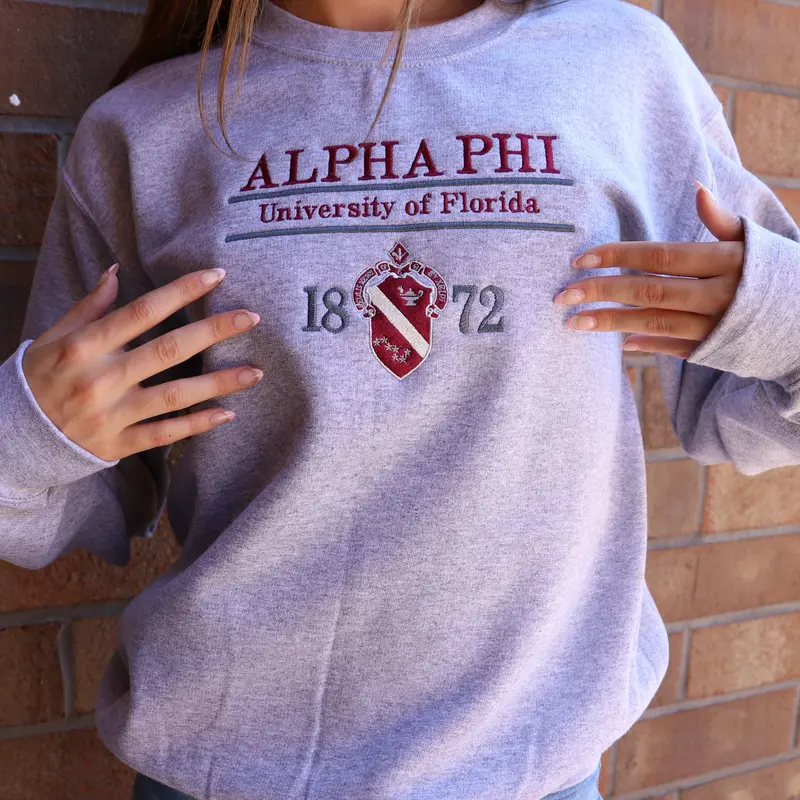 Alpha Phi Heritage-Inspired Crewneck Sweatshirt 1