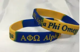 Alpha Phi Omega Flexible Silicone Bracelet 1