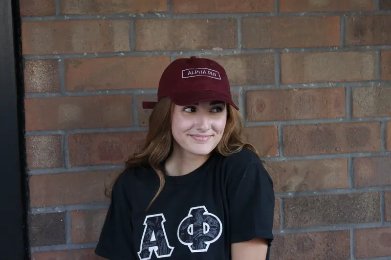 Alpha Phi Rectangle Snapback Hat – Classic Greek Headwear