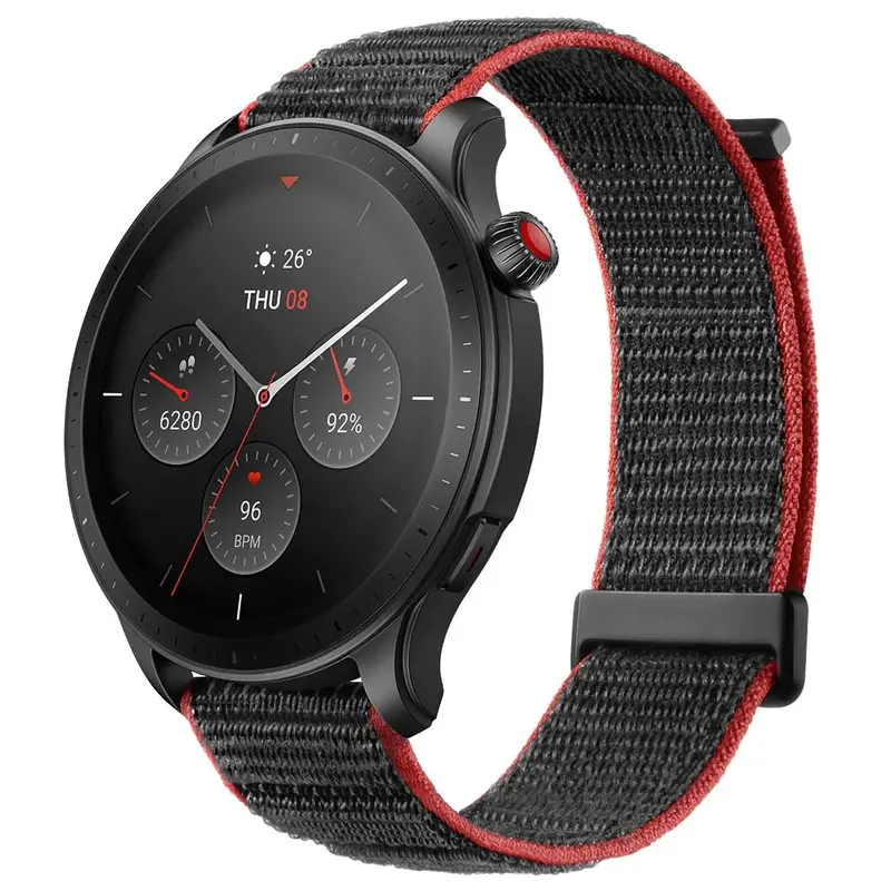 Amazfit Gtr 4 Smartwatch – Racetrack Grey Aluminum Case, Amoled Display 1