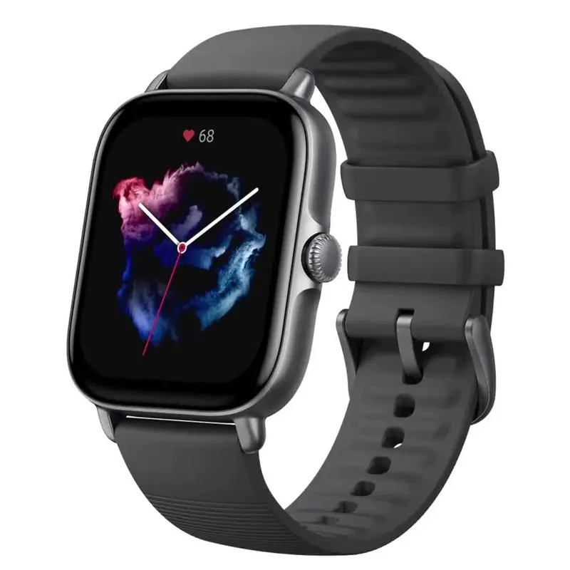 Amazfit Gts 3 Smartwatch – Graphite Black Edition, Advanced Health Monitoring 1