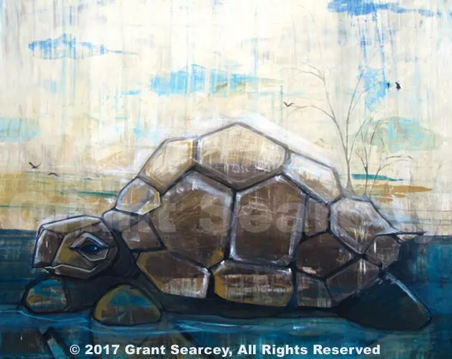 Ancient Wisdom Totem – Turtle Symbolism Art 1