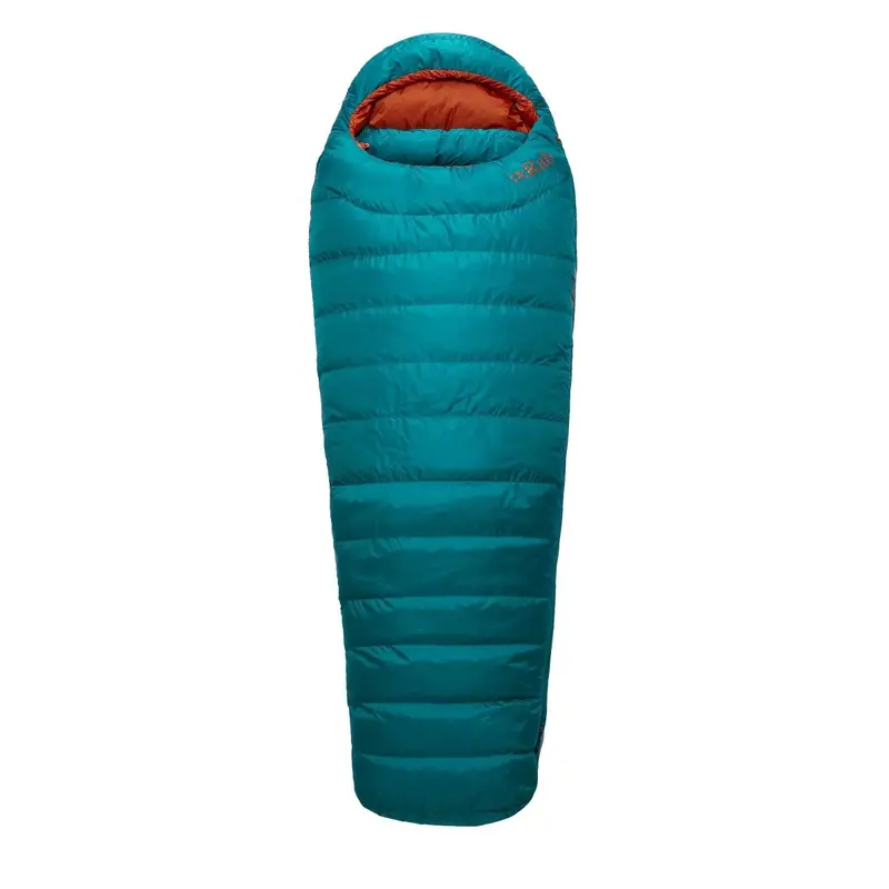 Ascent 500 Left-Zip Down Sleeping Bag In Marina Blue – Rated To -5°C 1