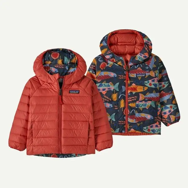 Baby Reversible Down-Filled Hooded Sweater 1