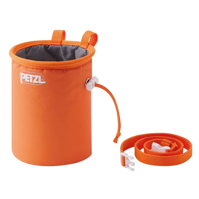 Bandi Chalk Bag In Vibrant Orange 1