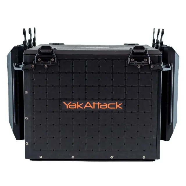 Blackpak Pro 16X16X13-Inch Storage Box – Black With Lid And Six Rod Holders 1