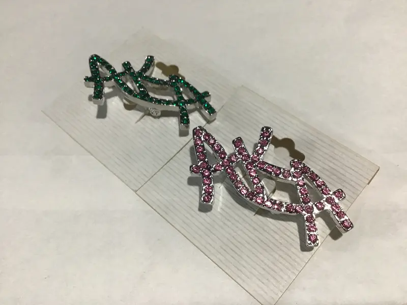 Bling Aka Lapel Pin – Sparkling Greek Organization Accent 1