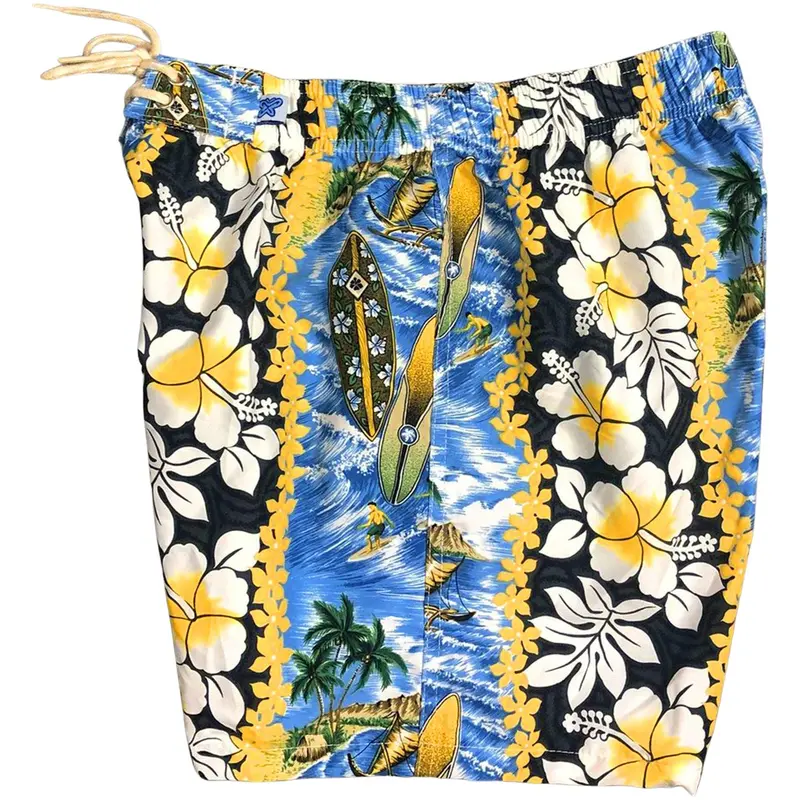 Bonus Round Women'S Swim Shorts – Elastic Waist, Regular Rise, Contemporary Short Length 1