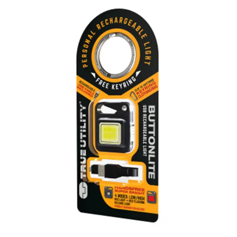 Buttonlite Micro Rechargeable Keychain Light – Ultra-Compact Led 1