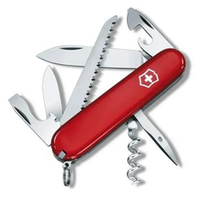 Camper Red 4-Inch Victorinox Pocket Knife 1