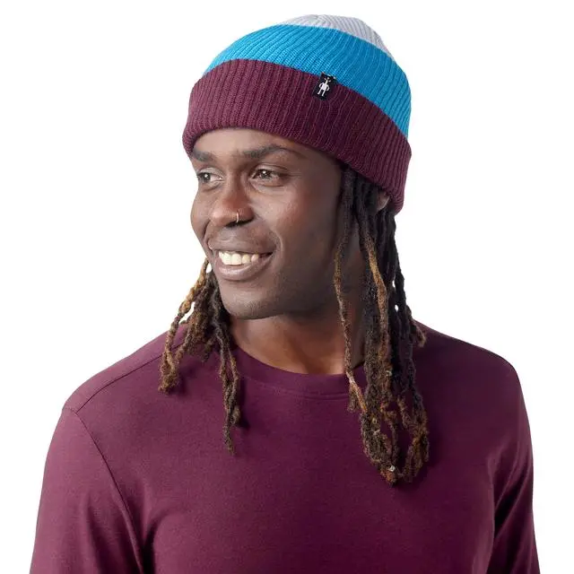 Cantar Colorblock Knit Beanie For Cold Weather 1