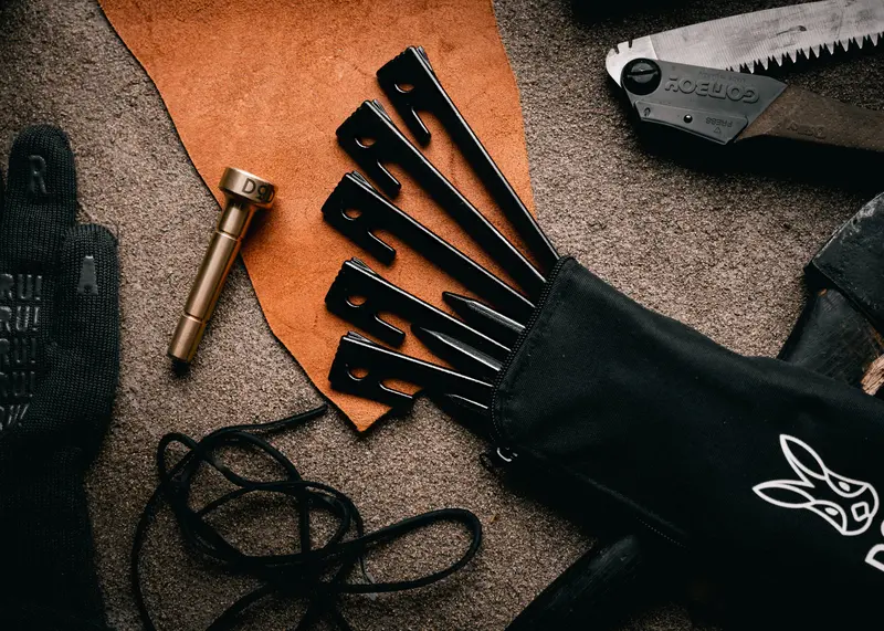 Carrot Top Forged Steel Tent Peg Collection 1