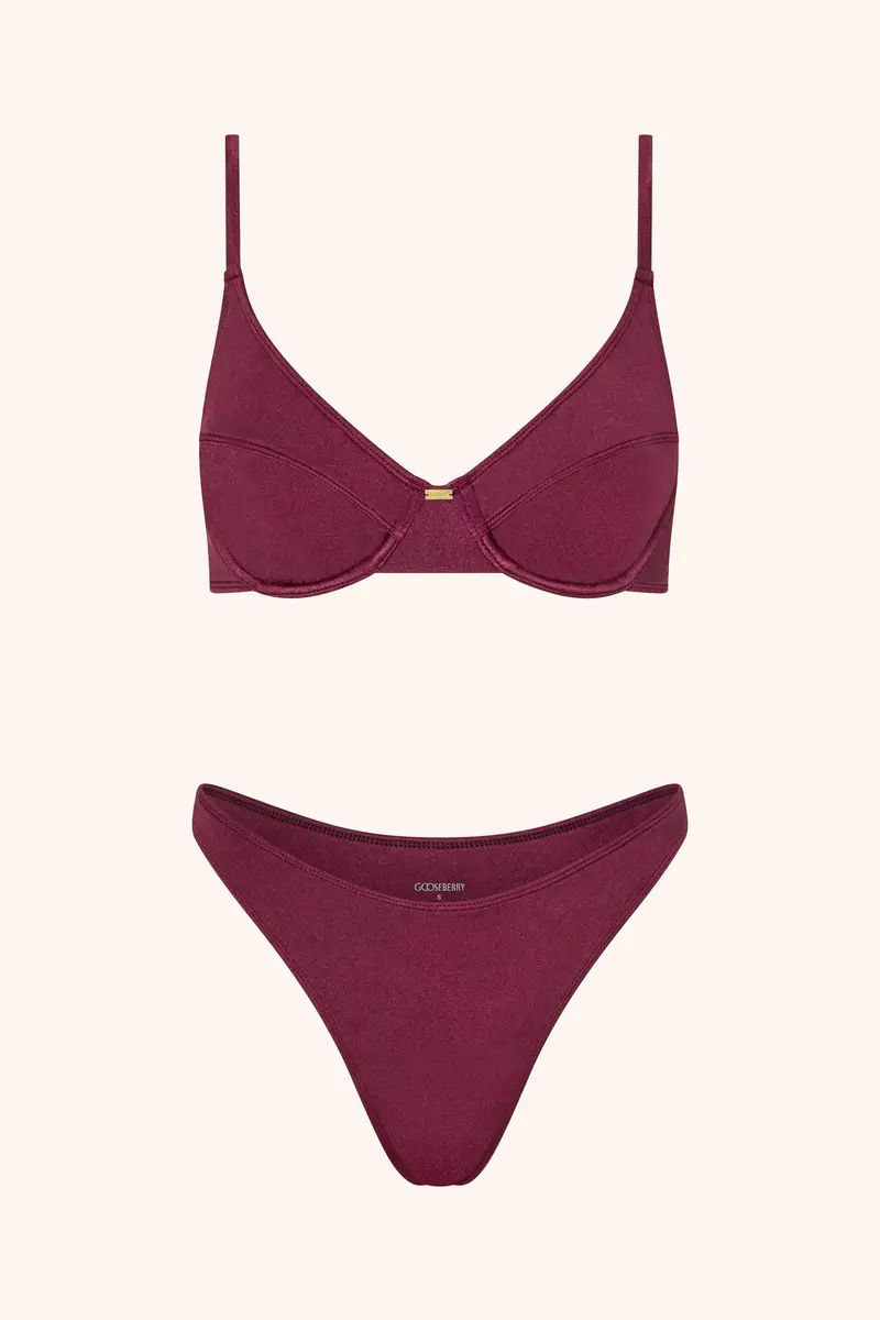 Cassis Sculpting Crop Top 1