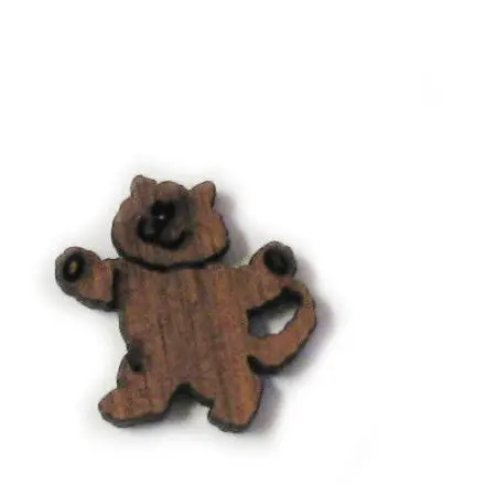 Cat Silhouette Mini Charm 1