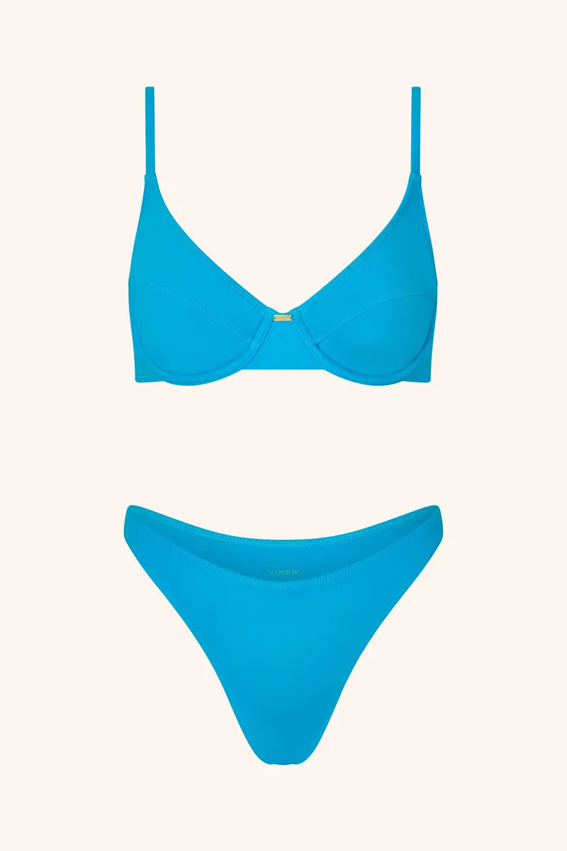 Cerulean Sculpting Crop Top 1