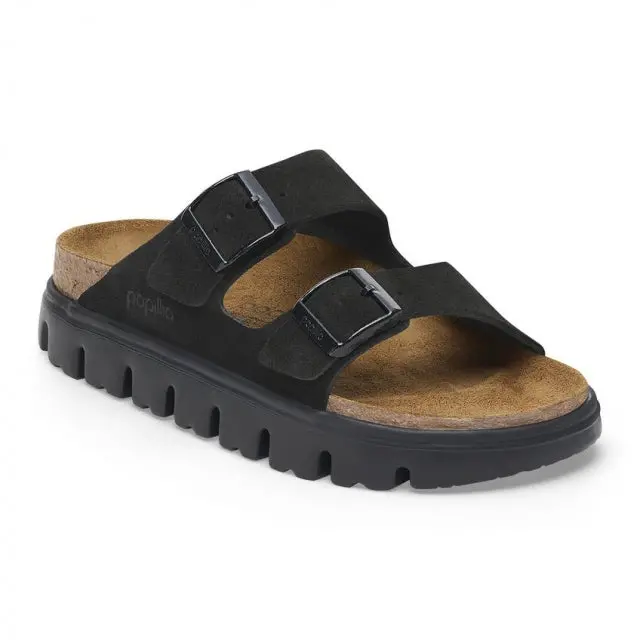Chunky Suede Leather Arizona Sandals For Women 1