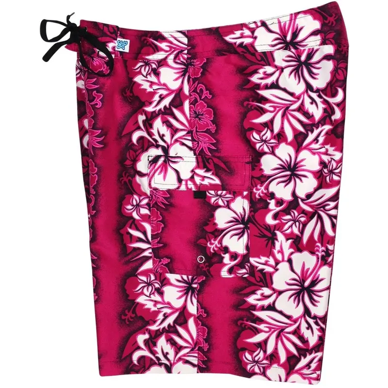 Conga Line Women'S Customizable Board Shorts – Non-Elastic Waist, Extended Length Fit 1