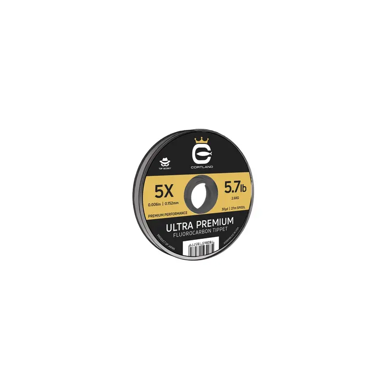 Cortland Ultra Premium Fluorocarbon Tippet – Top-Secret Formula 1