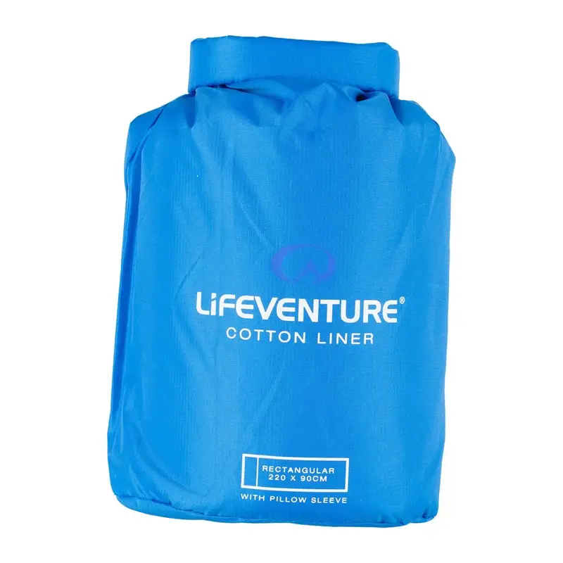 Cotton Rectangular Sleeping Bag Liner – Lightweight & Breathable 1