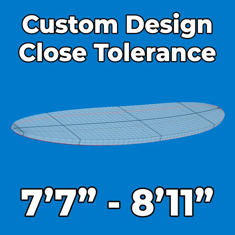 Custom Eps Foam Blank – 7'7" To 8'11" Mid-Length Size 1