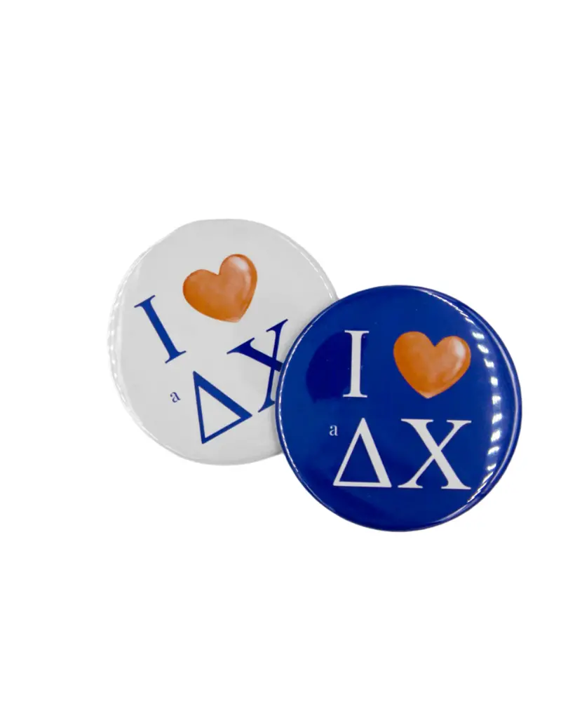 Delta Chi Game Day Enamel Button 1