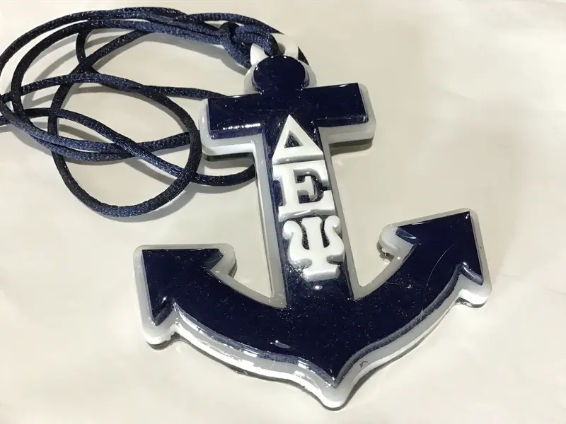 Delta Epsilon Psi Nautical Anchor Tiki Decor 2